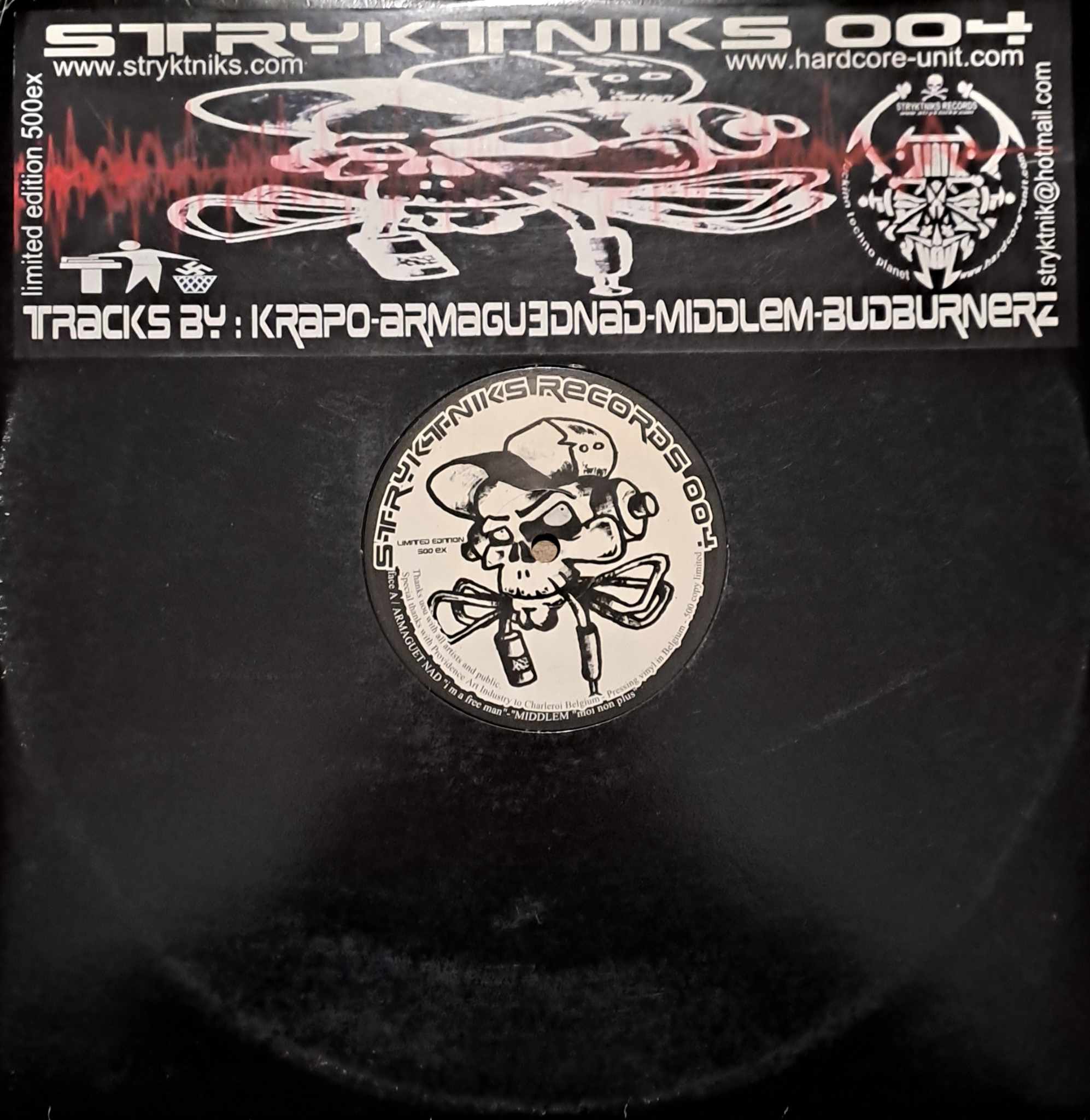 Stryktniks Records 004 - vinyle hardcore